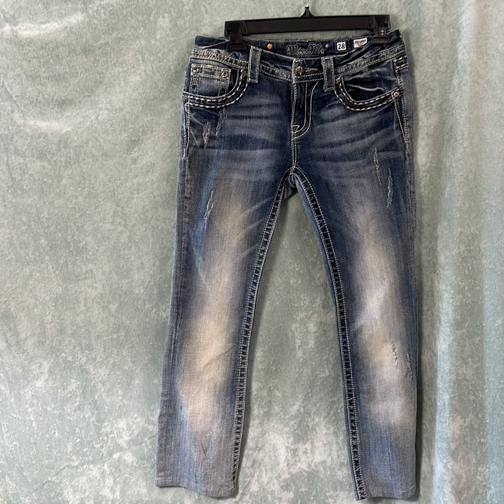 Vintage Miss Me Jeans size 28 inseam 26 1/2 “”